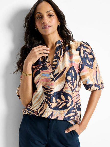 NIC+ZOE Terracotta Garden Top
