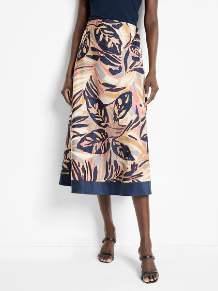 NIC+ZOE Terracotta Garden Skirt