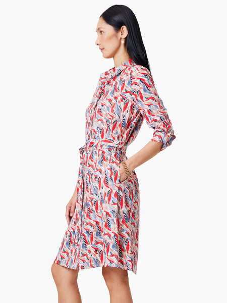 NIC+ZOE Coral Waves Live In Shirt Dress