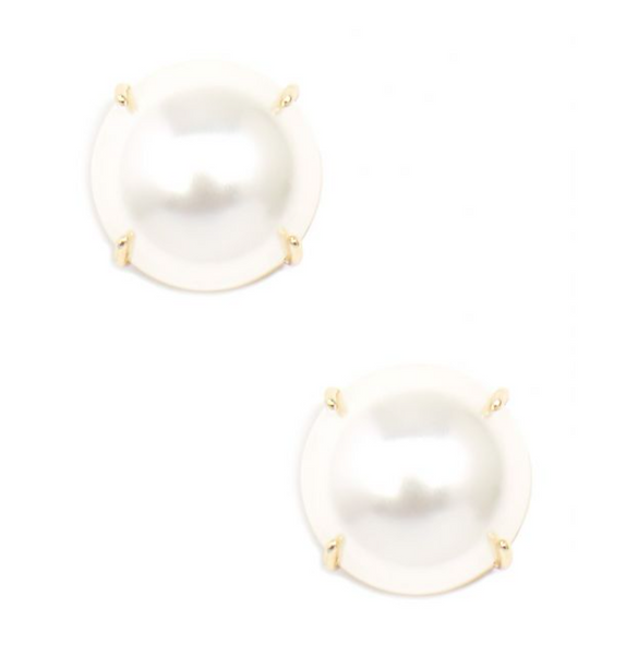 Pearl Setting Stud Earring