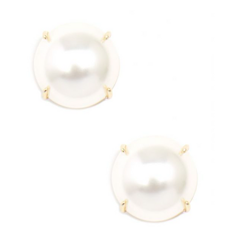 Pearl Setting Stud Earring