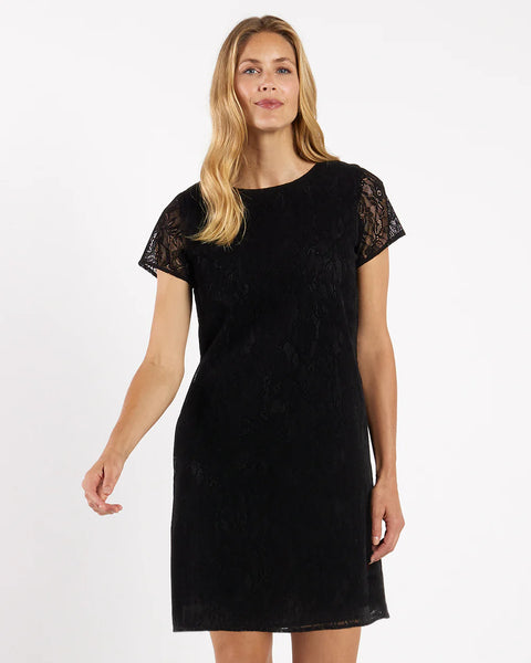 Jude Connally Velvet Lace Dress