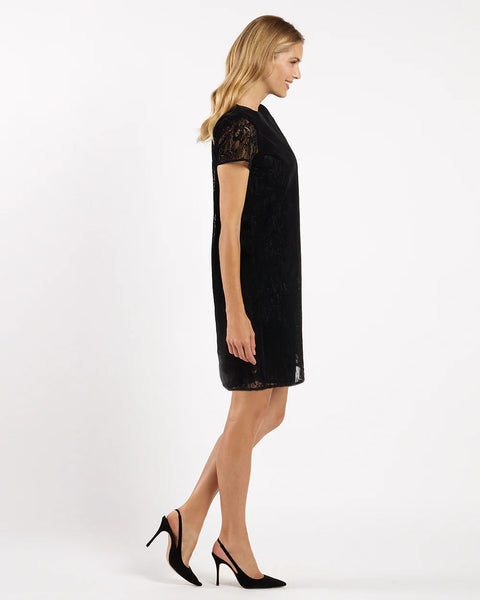 Jude Connally Velvet Lace Dress