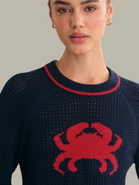 Crab Motif Sweater