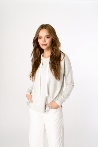 Tipped Hoodie Sweater