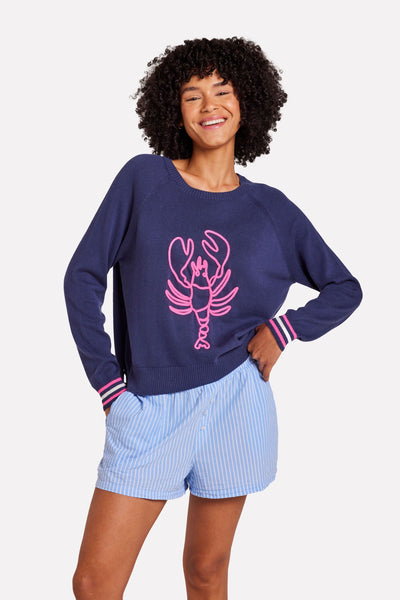 WISPR by Brodie Applique Lobster Sweater