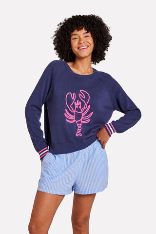 WISPR by Brodie Applique Lobster Sweater