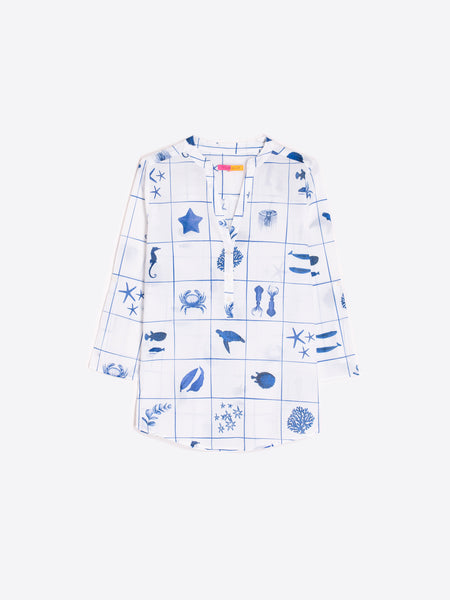 Vilagallo Sea Print Top