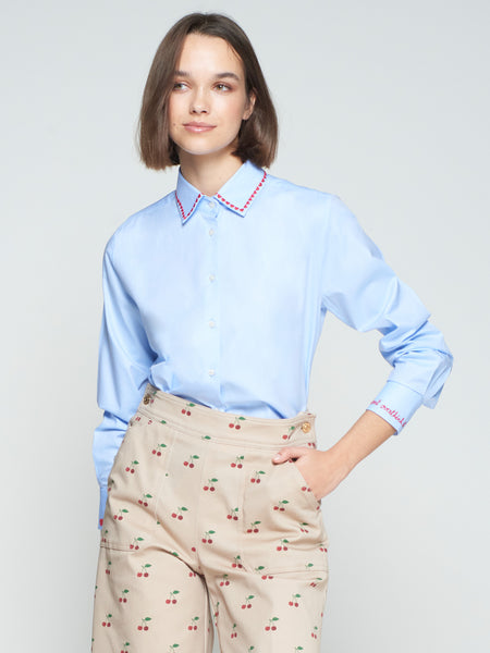 Vilagallo Heart Trim Shirt