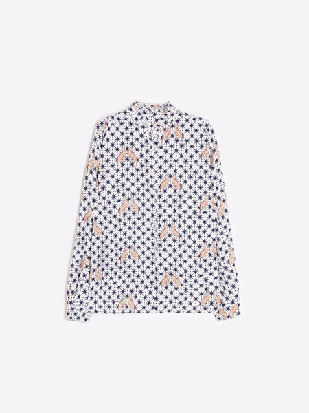 Vilagallo Tiger and Stars Print Shirt