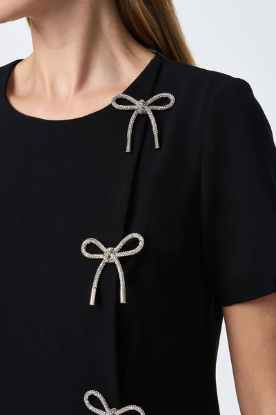 Trina Turk Crystal Bows Dress