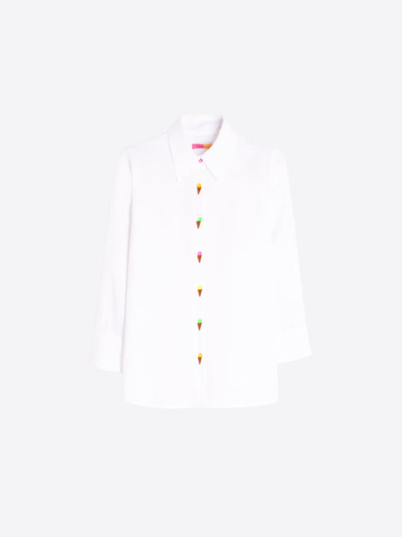 Vilagallo Ice Cream Button Shirt