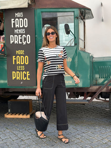 Vilagallo Topstitch Pant