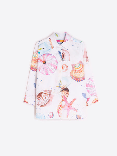Vilagallo Shell Print Shirt