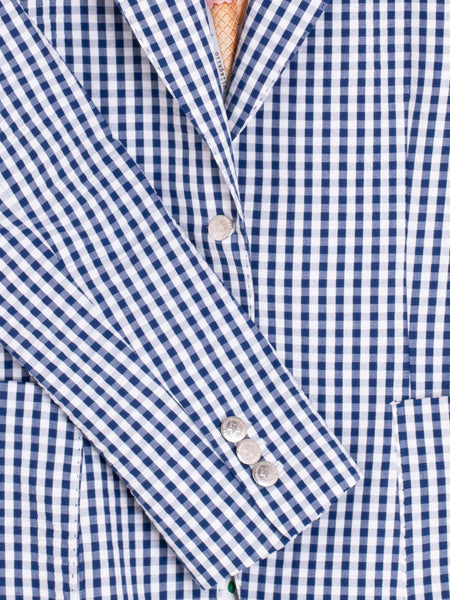 Vilagallo Gingham Blazer