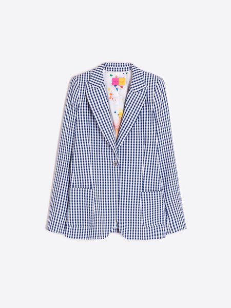 Vilagallo Gingham Blazer