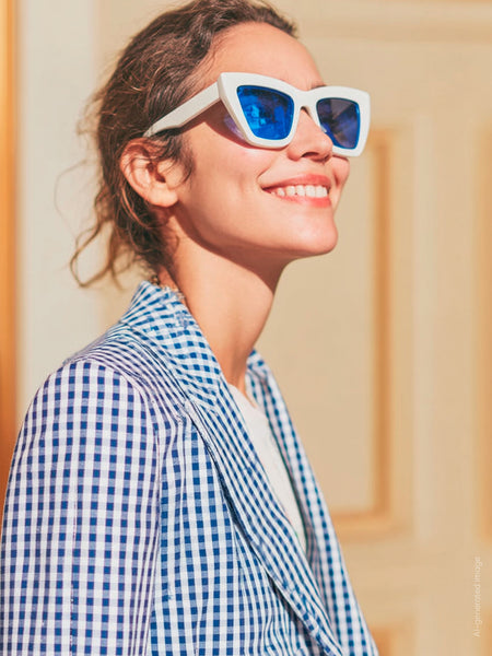 Vilagallo Gingham Blazer