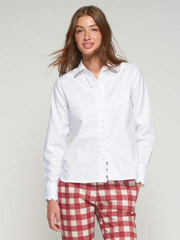 Vilagallo Ric Rac Trim Shirt