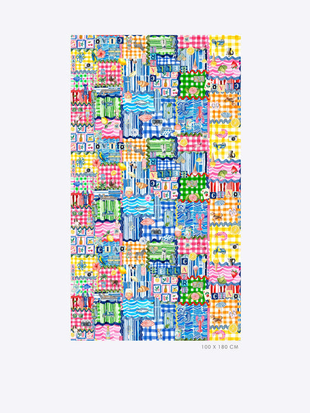 Vilagallo Capri Print Scarf