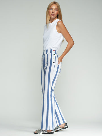 Vilagallo Stripe Sailor Pants