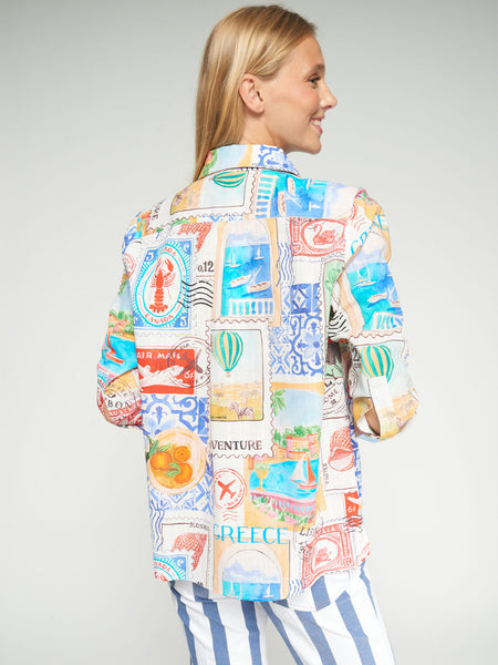 Vilagallo Postcard Print Shirt