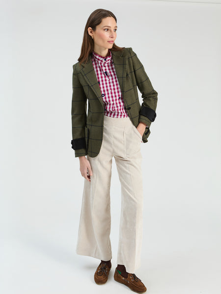 Vilagallo Ivory Cord Pants