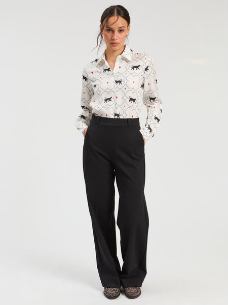 Vilagallo Black Ponte Pants