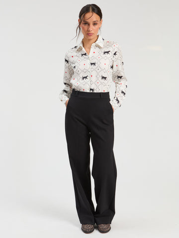Vilagallo Black Ponte Pants