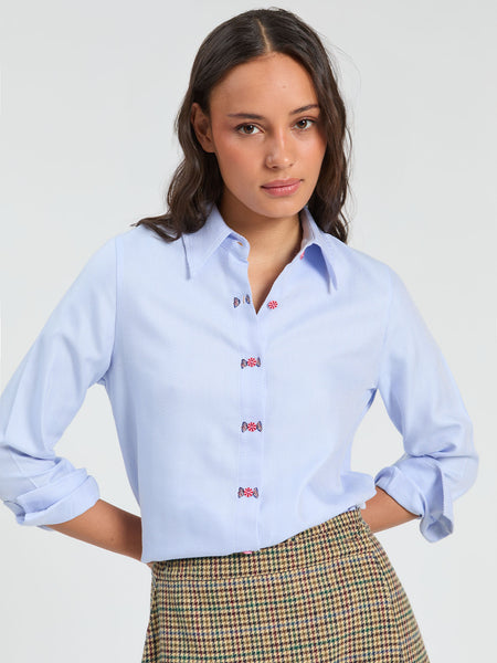 Vilagallo Peppermint Button Shirt