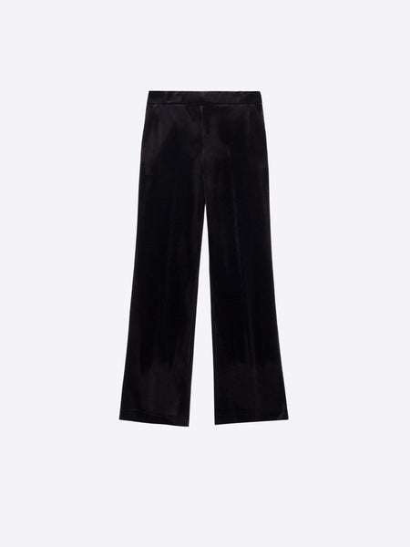 Vilagallo Black Velvet Pants