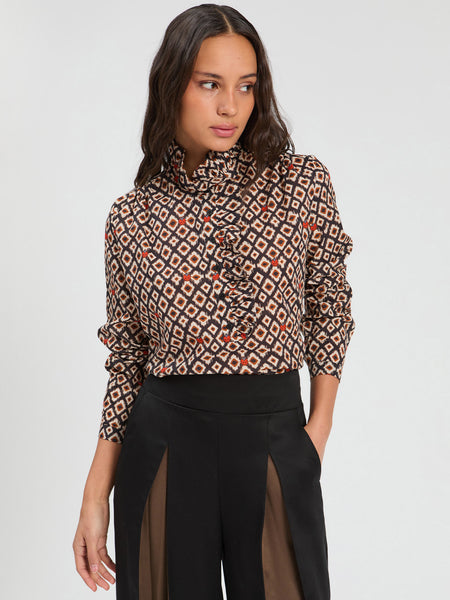 Vilagallo Ladybug Print Top