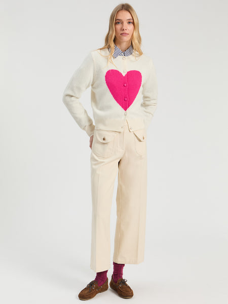 Vilagallo Ecru Twill Pant