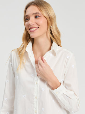 Vilagallo Crystal Flower Shirt