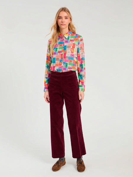 Vilagallo Ticket Print Shirt