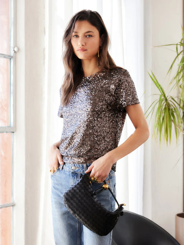 Fifteen Twenty Sequin Top