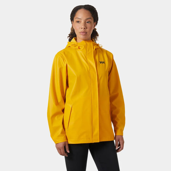 Helly Hansen Moss Rain Jacket in Slicker Yellow