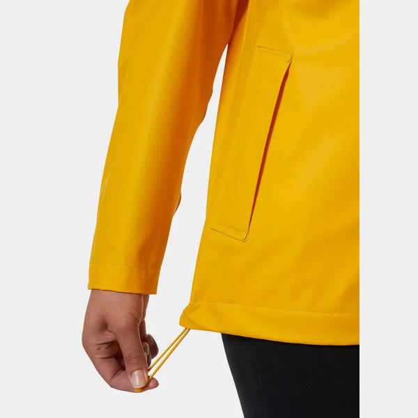 Helly Hansen Moss Rain Jacket in Slicker Yellow