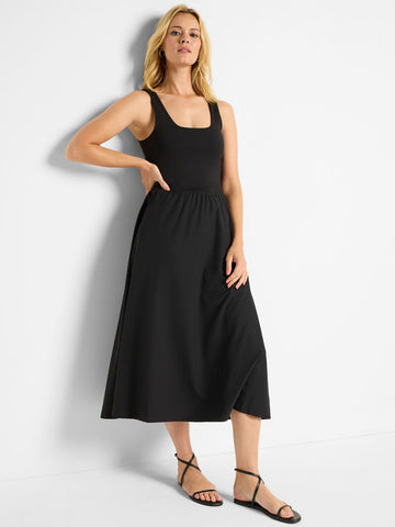 NIC+ZOE Tech Stretch Mixed Media Dress