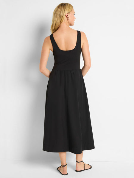 NIC+ZOE Tech Stretch Mixed Media Dress