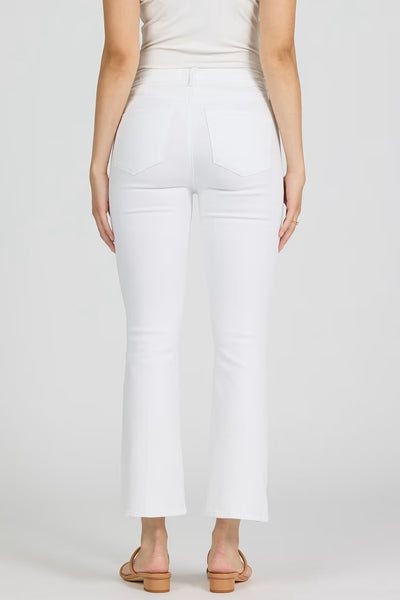 Dear John Jeanne Crop Flare in White
