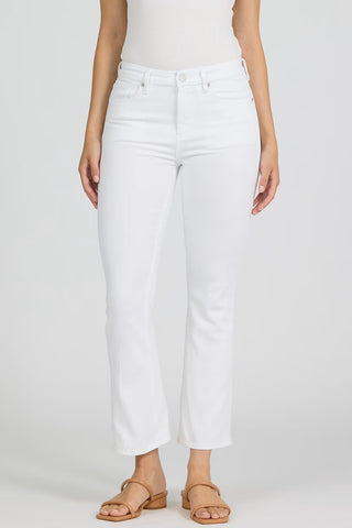 Dear John Jeanne Crop Flare in White