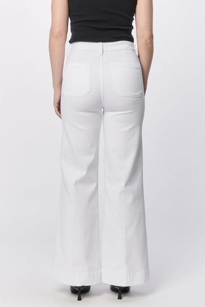 Dear John Fiona Wide Leg Jean in White