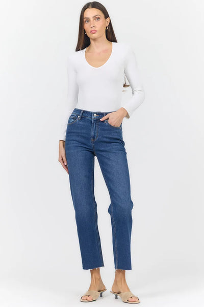 Dear John Anika Straight Leg Jean in Libertas