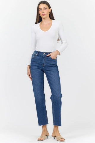 Dear John Anika Straight Leg Jean in Libertas