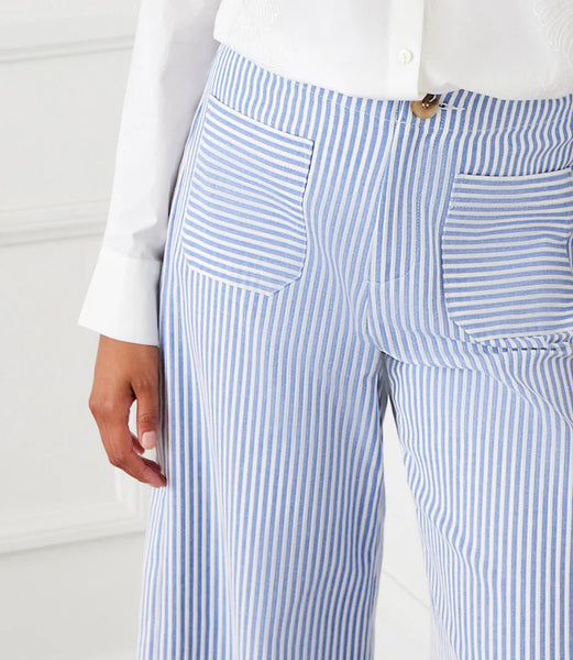 Karen Kane Stripe Cropped Pants