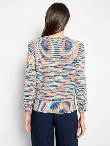 NIC+ZOE Mix Fringe Sweater