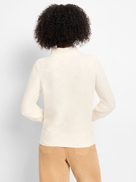 NIC+ZOE Textured Diamonds Sweater