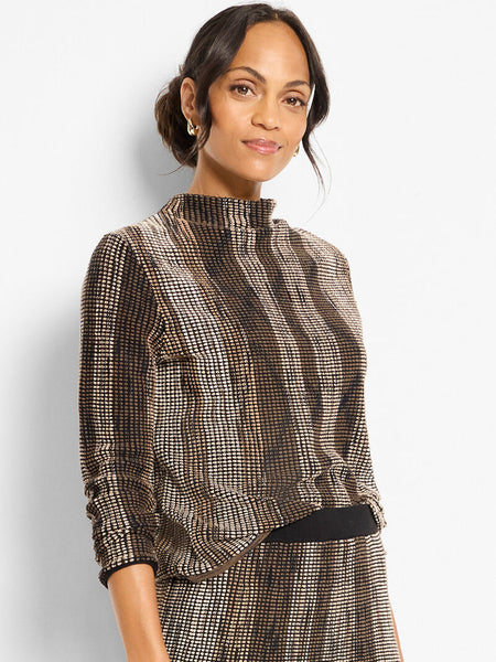 NIC+ZOE Ombre Pixel Knit Sweater