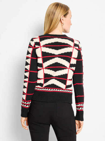 NIC+ZOE Scarlet Angles Cardigan