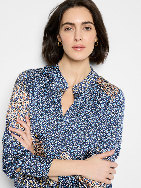NIC+ZOE Monogram Mix Top